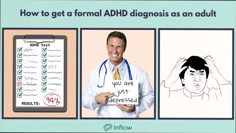 Person taking do i have adhd as an adult quiz