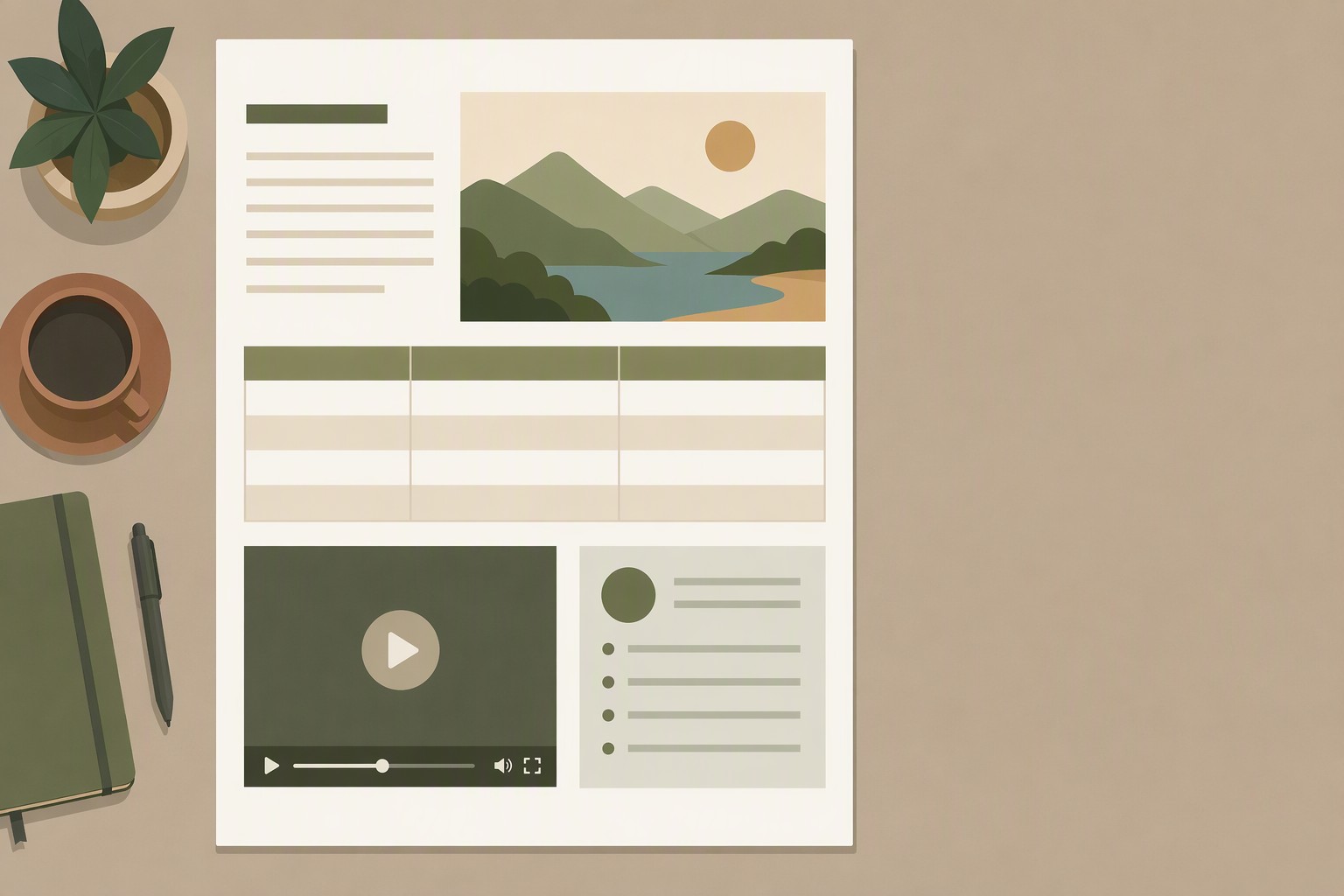 Structured AI article with publishing elements