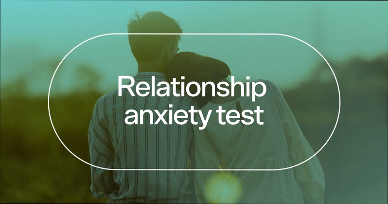 Close-up of quiz questions about relationship commitment anxiety